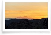 Walljar - Gouden Zonsondergang - Muurdecoratie - Poster