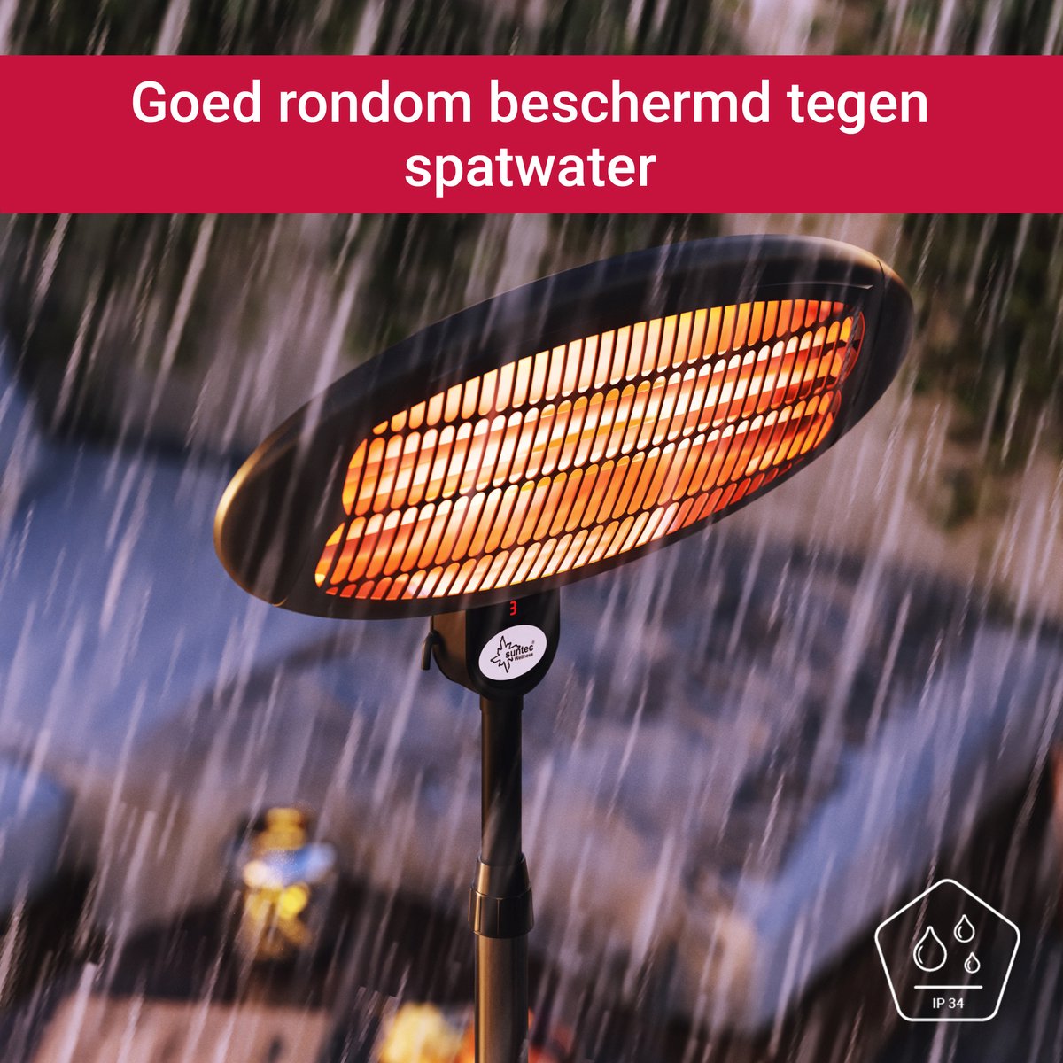 Elektrische Terrasverwarmer kopen? Direct leverbaar