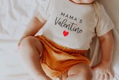 Baby Romper Valentijn - Mama's Valentijn - 0-3 maanden