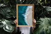 Poster Glasschilderij Beach #2 - 120x180cm - Premium Kwaliteit - Uit Eigen Studio HYPED.®  - 120x180cm - Premium Museumkwaliteit - Uit Eigen Studio HYPED.®