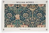 Walljar - William Morris - Honeysuckle - Muurdecoratie - Acrylglas schilderij - 150 x 225 cm