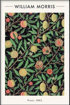 Walljar - William Morris - Fruit - Muurdecoratie - Canvas schilderij