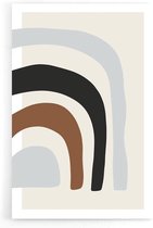 Walljar - Arch Shape - Muurdecoratie - Poster