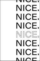 Walljar - Nice II - Zwart wit poster