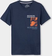 Tiffosi T-Shirt blauw Destination Everywhere maat 176