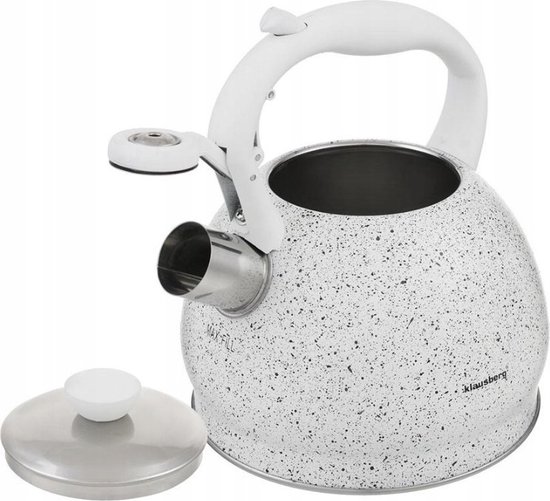 Klausberg KB-7259 fluitketel - 3L - rvs - alle warmtebronnen