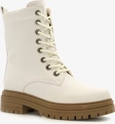 Blue Box dames veterboots - Wit - Maat 42