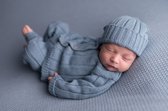 Baby Pakje Blauw Jongen Meisje New Born Unisex - Baby Pakket Broek Jasje Mutsje - Biologisch Katoen