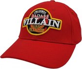 Lauren Rose - Villain - Strapback Pet - One Size - Curved Visor - Rood