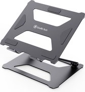 Laptopstandaard XL - Tablethouder - Ergonomisch Design - Metaal - Grijs