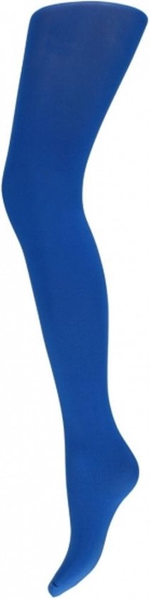 Verfrissend tegenkomen complicaties Kobalt blauwe dames panty 60 denier - Dames verkleedkleding panty S/M |  bol.com