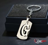 Sleutelhanger Letter G - Cadeau - gift - Naamsleutelhanger