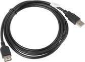 USB 2.0 Type A Verlengkabel 1.8 Meter