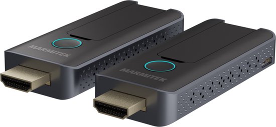 Afbreken Goed doen grens Draadloze HDMI kabel - Marmitek Stream S1 Pro - Plug & Play - Stuur  draadloos je HDMI... | bol.com