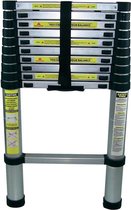 Bovak Telescoopladder 3,2m met stabiliteitsbalk