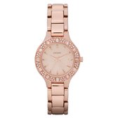 DKNY NY8486 Dames Horloge Roségoudkleurig - 30 mm