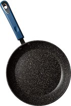 Poêle à frire antiadhésive Millvado Rainbow - Poêle à frire 9,5 "/ 24 cm - Manche en silicone souple Blauw
