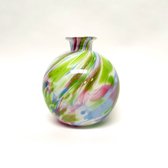 Design Vaas BOLVASE - Fidrio PASTEL COLOURS - glas, mondgeblazen bloemenvaas - diameter 23 cm