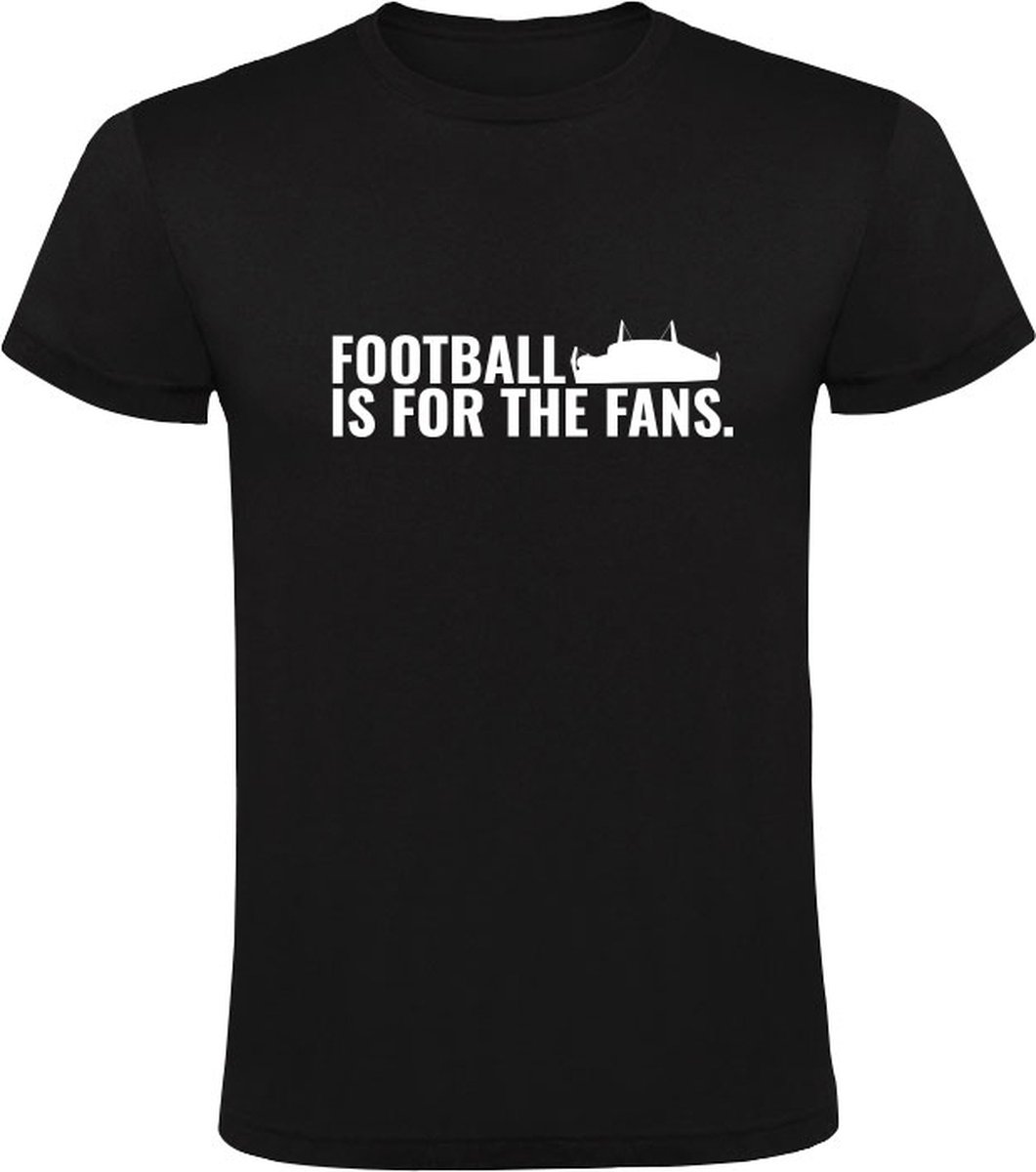 Football is for the Fans | 040 | Heren t-shirt | Eindhoven | Zwart