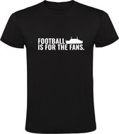 Football is for the Fans PSV Heren  t-shirt | Eindhoven | Philips Stadion | Zwart