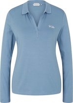TOM TAILOR Poloshirt plain Dames Poloshirt - Maat L