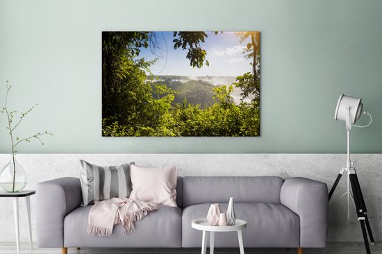 Tableau sur toile Iguazu, Argentine - 180x120 cm - Décoration murale XXL