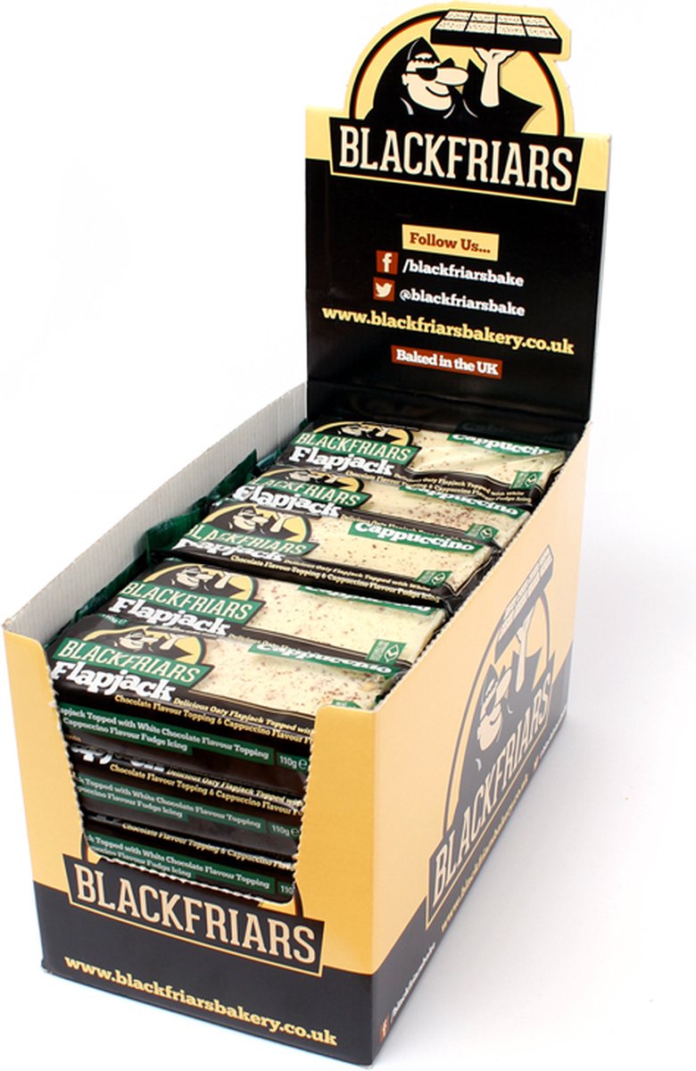 Goedkoopste Flapjacks 25x 110gr Cappuccino