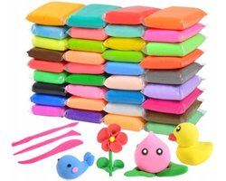Super Light Clay Set - Hobby Artikel - Starter Kit - 12 Kleuren