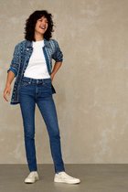 Kings Of Indigo - Juno Medium  - Jeans - Donker Blauw - 25 / 30
