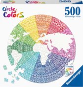 Ravensburger puzzel Circle of Colors Mandala - Legpuzzel - 500 stukjes