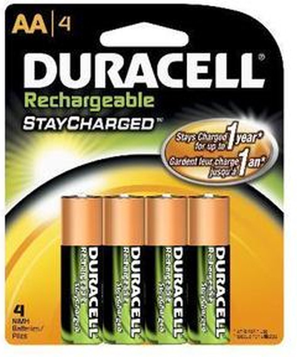 Duracell Rechargeable AA 1300mAh batterijen - 4 stuks | bol.com