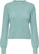 Only Trui Onlmaxina L/s Pullover Knt 15250573 Harbor Gray Dames Maat - S