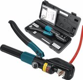 Hydraulische Krimpgereedschap -  Kabelschoen Crimper - met 9 Die - 4mm² tot 70mm² Elektrische Terminal Kabel Draad Tool Kit  - 8 Ton -Blauw