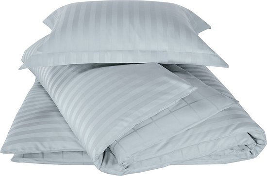 BEDSURE Beddengoed 155 x 220 cm, 3-delig, 1 dekbedovertrek 155 x 220 cm, 2 kussenslopen 80 x 80 cm, Oeko-Tex beddengoedset, polyester microvezel met ritssluiting, leiblauw