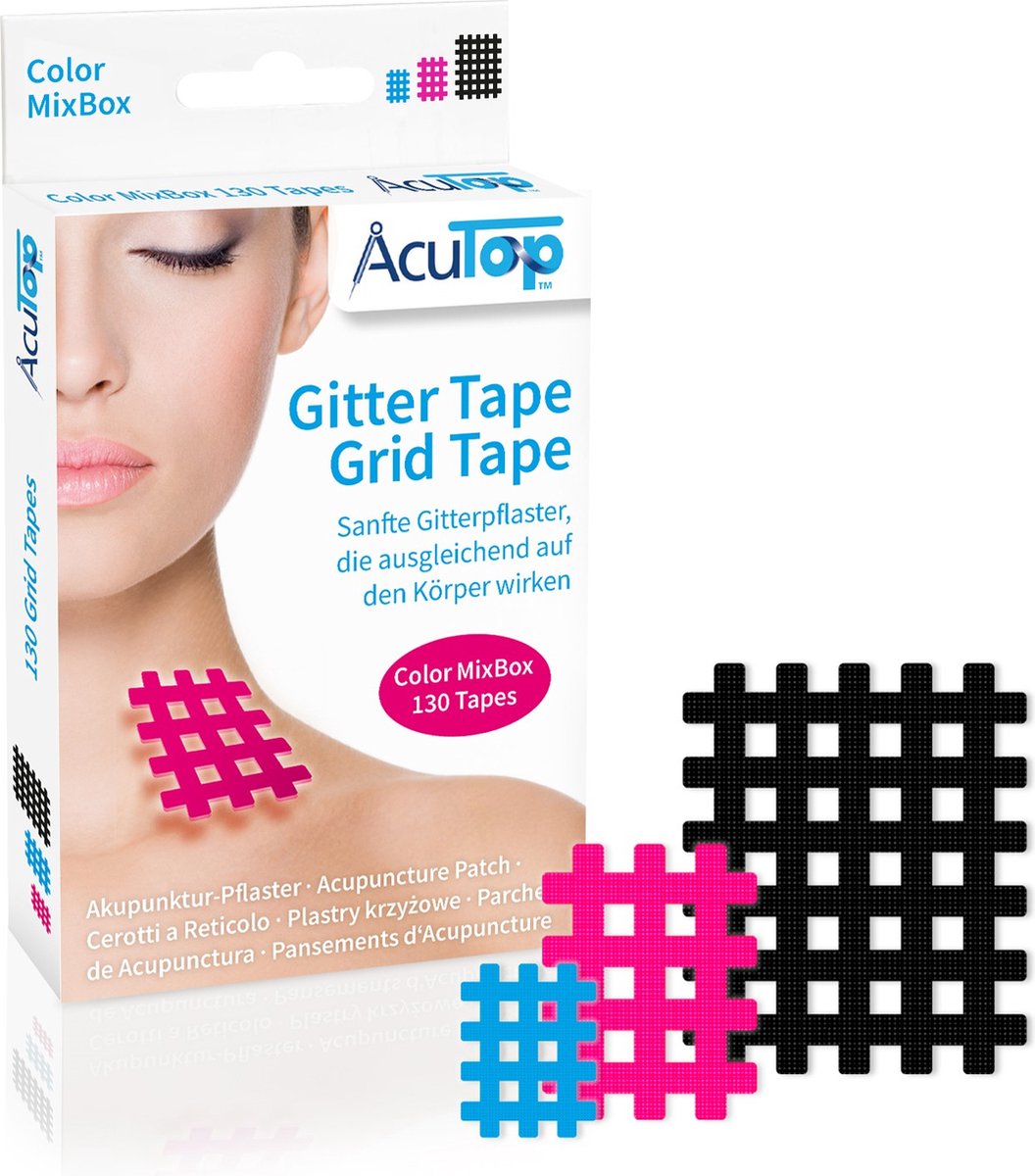 Acutop - Gridtape/Crosstape - Mixbox Kleur - 130 tapes