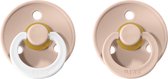 Bibs fopspeen - maat 3 18-24 maanden - 2 stuks - blush - blush glow in the dark*
