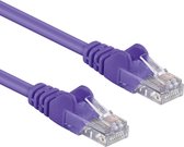 UTP CAT6 Gigabit Netwerkkabel - CU - 15 meter - Paars