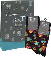 Tintl socks geschenkset unisex sokken | Twinning - Pineapple (maat 36-40 & 41-46)