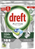 Dreft Platinum All In One Tablettes pour lave-vaisselle - 48 pièces