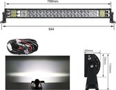 Gebogen LED-balk | LED-lichtbalk | LED-werklamp | Offroad Barra Light | Vrachtwagen | Trekker | 12V | 24V | Zwart