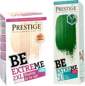 Prestige BeExtreme Semi-Permanente Groene Haarkleuring - Bleach kit & Wild Green Voordeelset