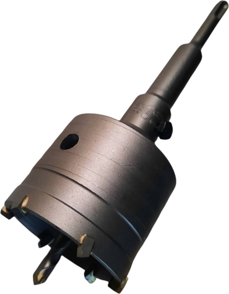 Industriële dozenboor dia 70mm + SDS-Plus - Kroonboor - Doosboor set - Boren - Gatenboor - Gatenzaag - Steenboren - diamantboor - M22 aansluiting