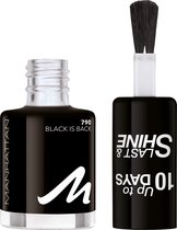 MANHATTAN Cosmetics Nagellak Last & Shine Black is back 790, 8 ml