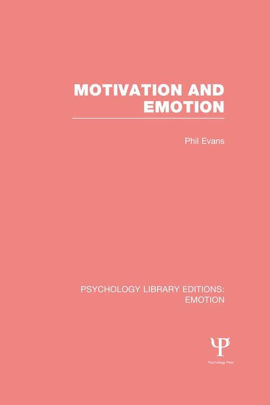 Motivation and Emotion (Ple - cover