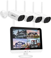 JL E-sales® Beveiligingscamera met Monitor – Camerasysteem – 13 Inch Monitor – Waterdicht – Security.