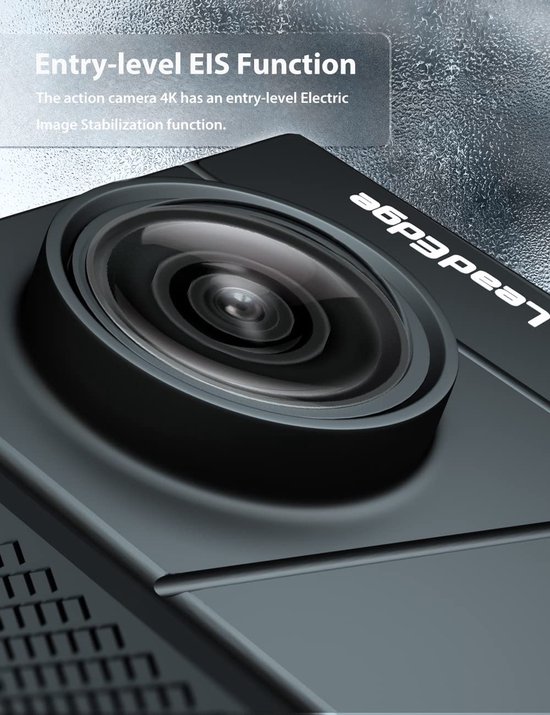 LeadEdge A20 Action Cam 4K/30FPS 1080P/60FPS 20MP onderwatercamera