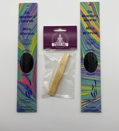 Moeders geuren -wierook - Dennen – 2 pakjes - 24 lange stokjes - Mira Wierook – gratis verzending en palo santo stick