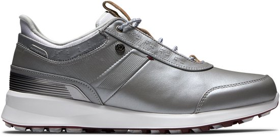 Footjoy Casual Stratos Spikeless Dames Golfschoen Silver - :
