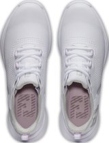 Chaussure de golf Footjoy Athletic Fuel sans crampons pour femmes White/ Pink - Taille: 39