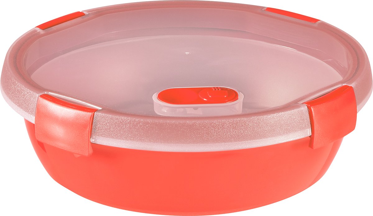 Curver Smart Microwave ECO Steamer Rond - 1L - Rood
